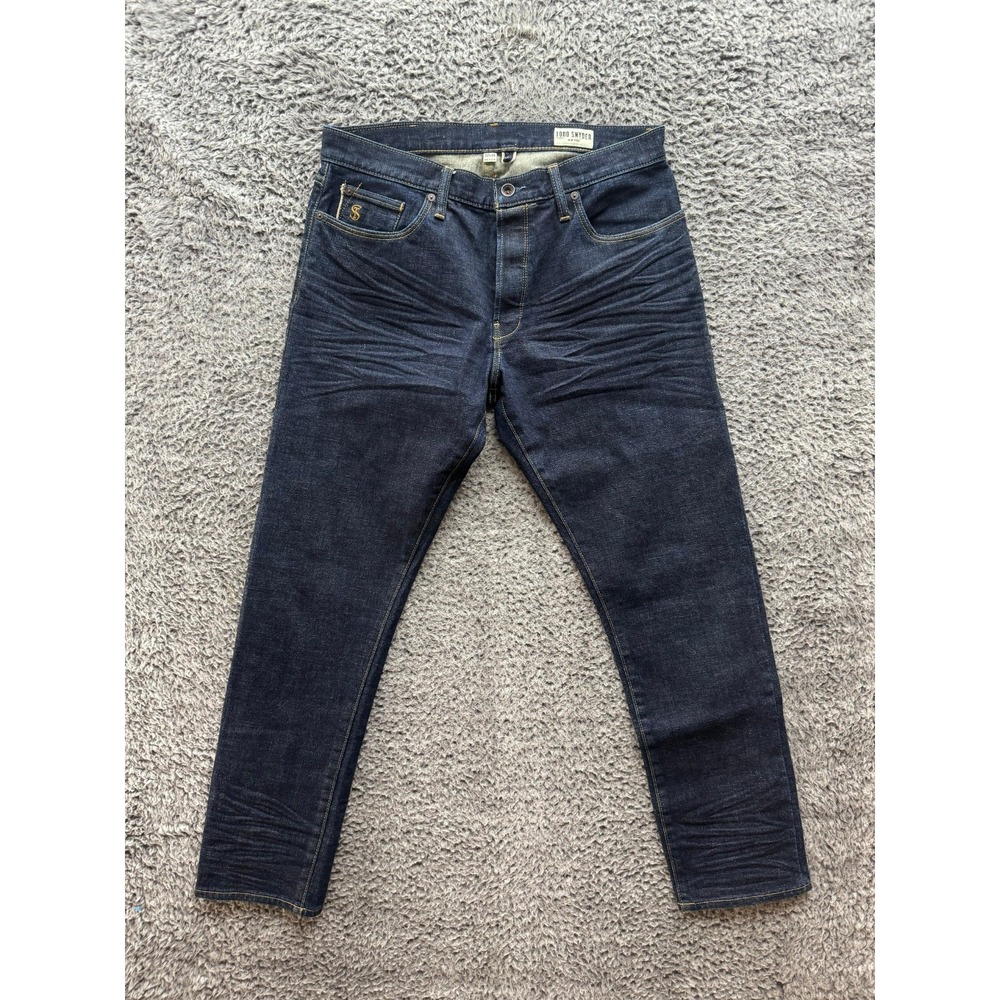 Todd Synder Slim Lightweight Japanese Selvedge Jean Indigo Mens Size 32 x 30